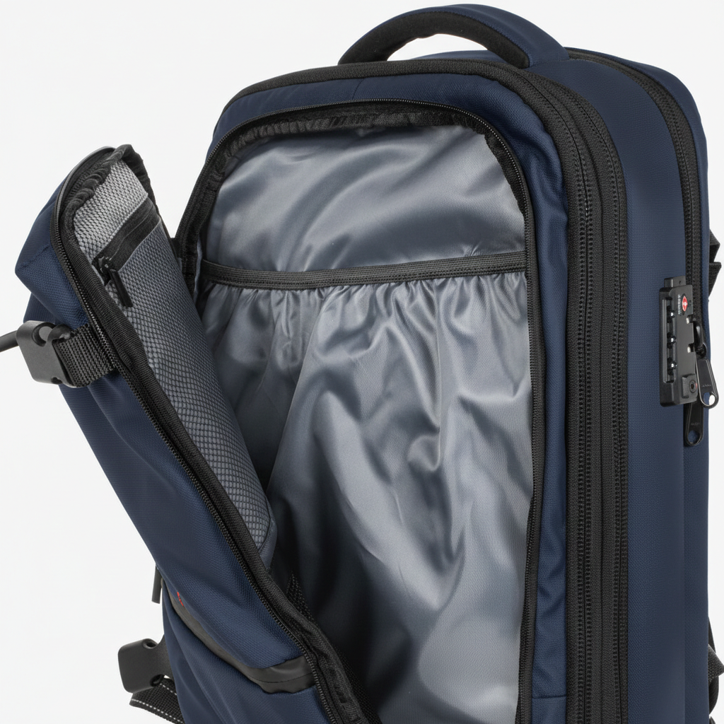AirClos - Sac à dos cabine extensible 36 → 55L – Compression sous vide intégrée
