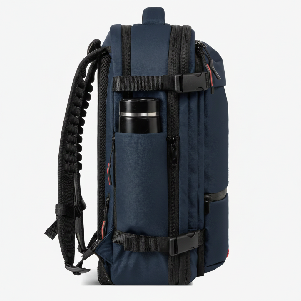 AirClos - Sac à dos cabine extensible 36 → 55L – Compression sous vide intégrée