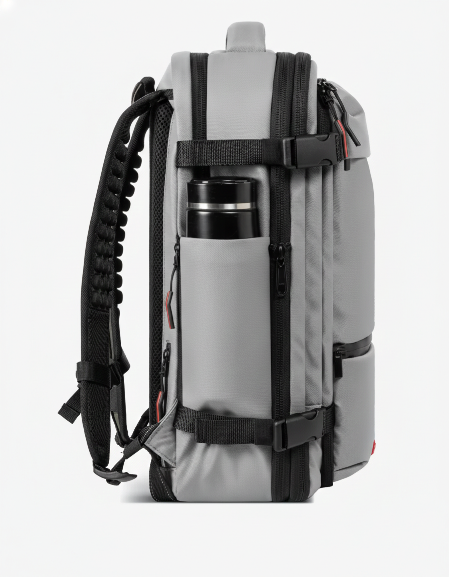 AirClos - Sac à dos cabine extensible 36 → 55L – Compression sous vide intégrée