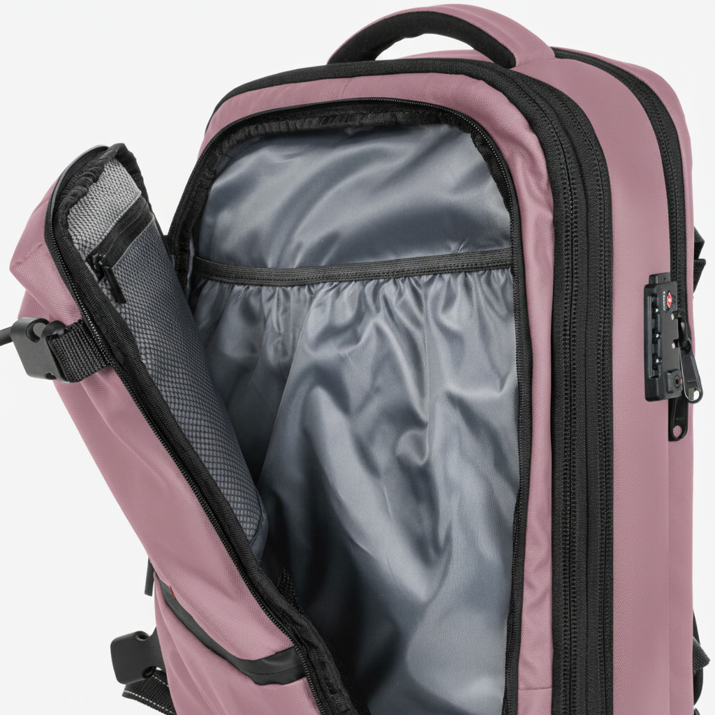 AirClos - Sac à dos cabine extensible 36 → 55L – Compression sous vide intégrée